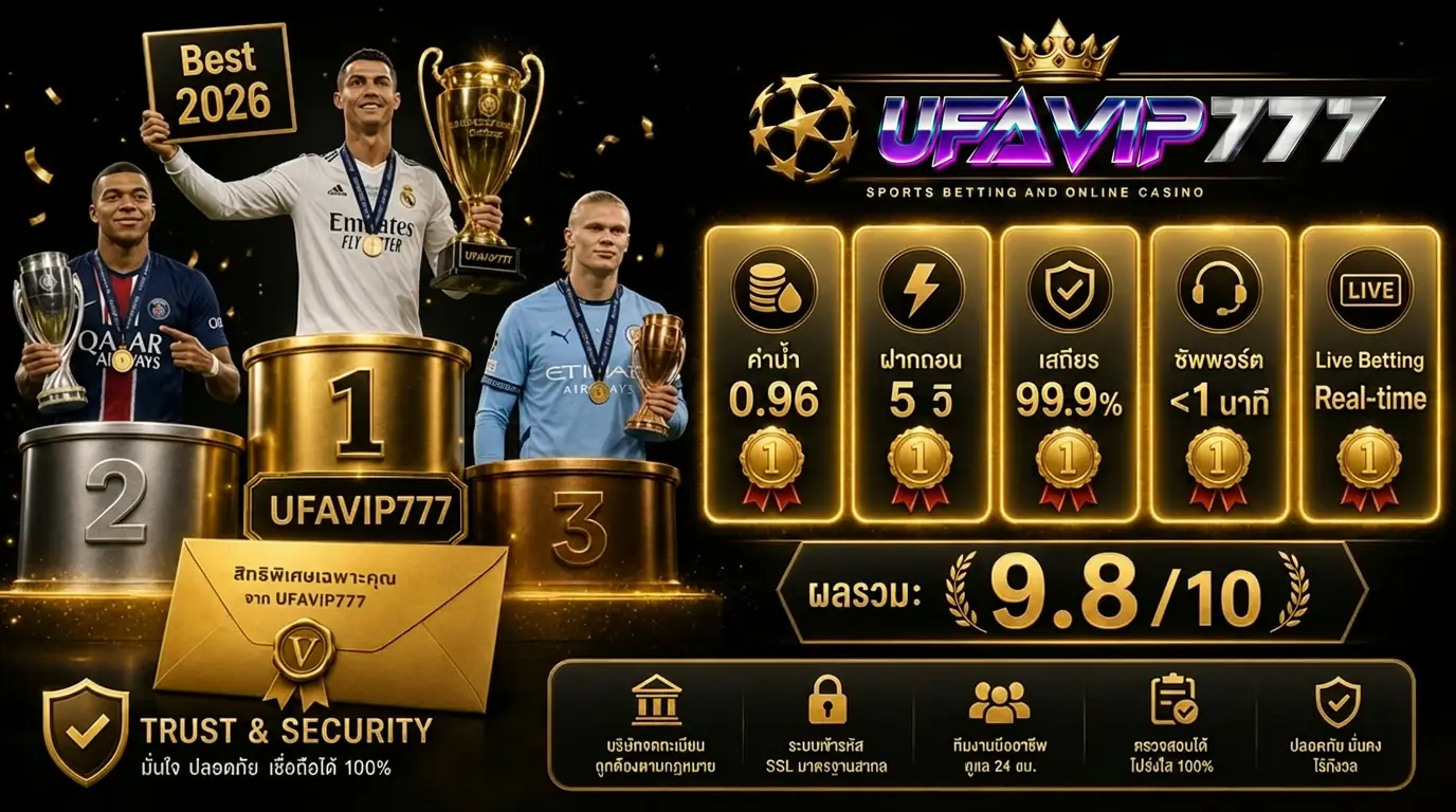 แทงบอลโลกเว็บไหนดี 2026 เปรียบเทียบเว็บตรง UFABET ค่าน้ำดีที่สุด